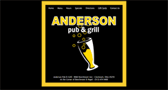 Desktop Screenshot of andersonpubandgrill.com